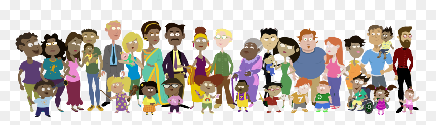 Family Portrait - Variety Of Families, HD Png Download - families png