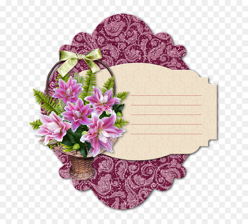 Flower, HD Png Download - post card png