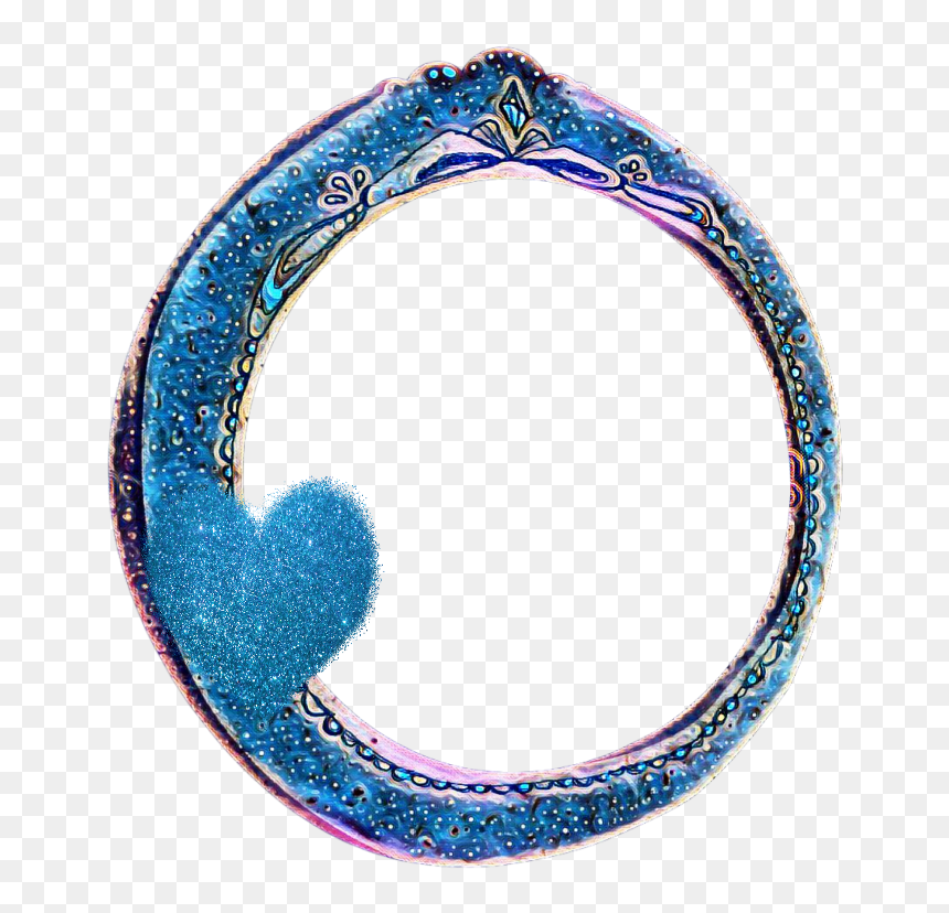 Circle, HD Png Download - glitter frames png