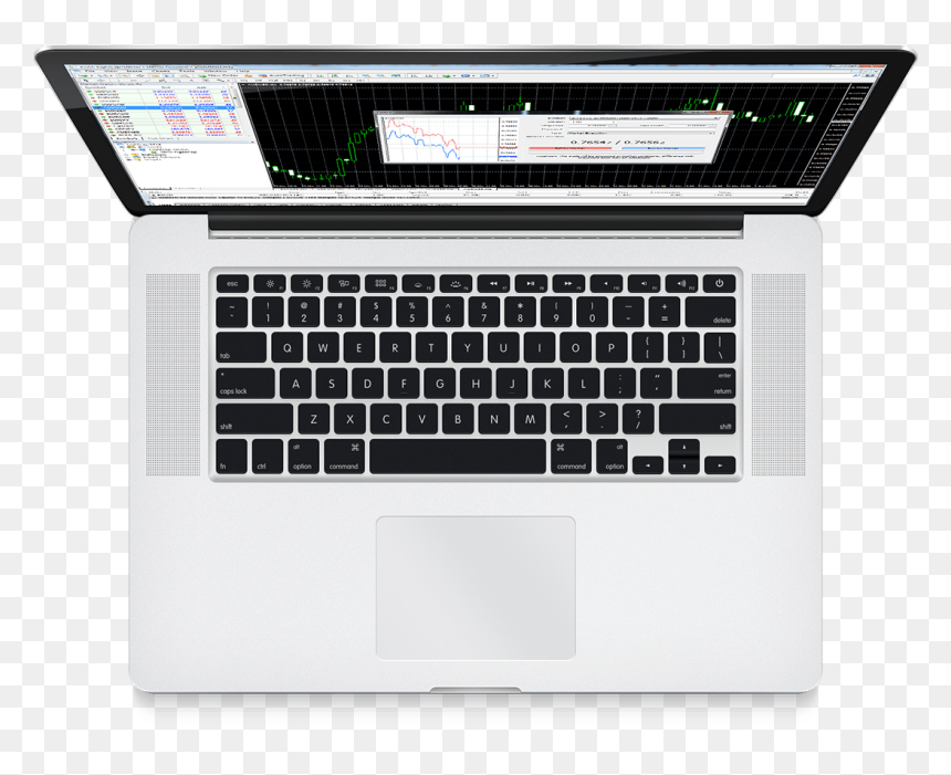 Transparent Office Clipart For Mac - Laptop From Top Png, Png Download - png macbook
