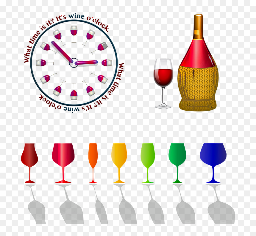 Wine, HD Png Download - botella de vino png