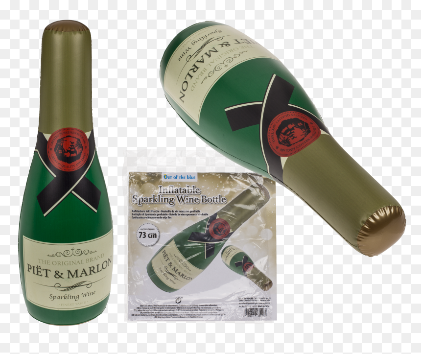 Champagne, HD Png Download - botella de vino png