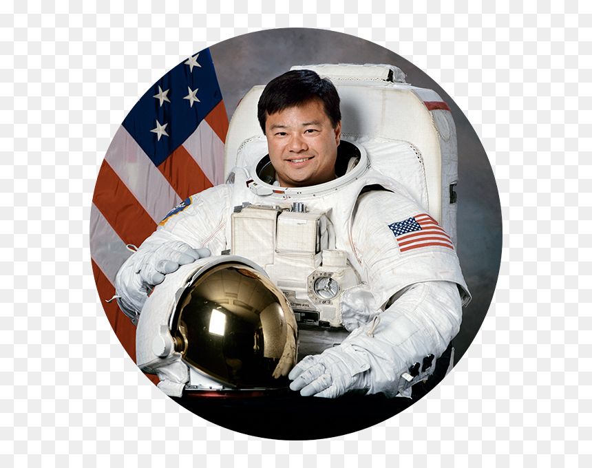 Leroy Chiao Spacesuit Headshot - Leroy Chiao, HD Png Download - spacesuit png