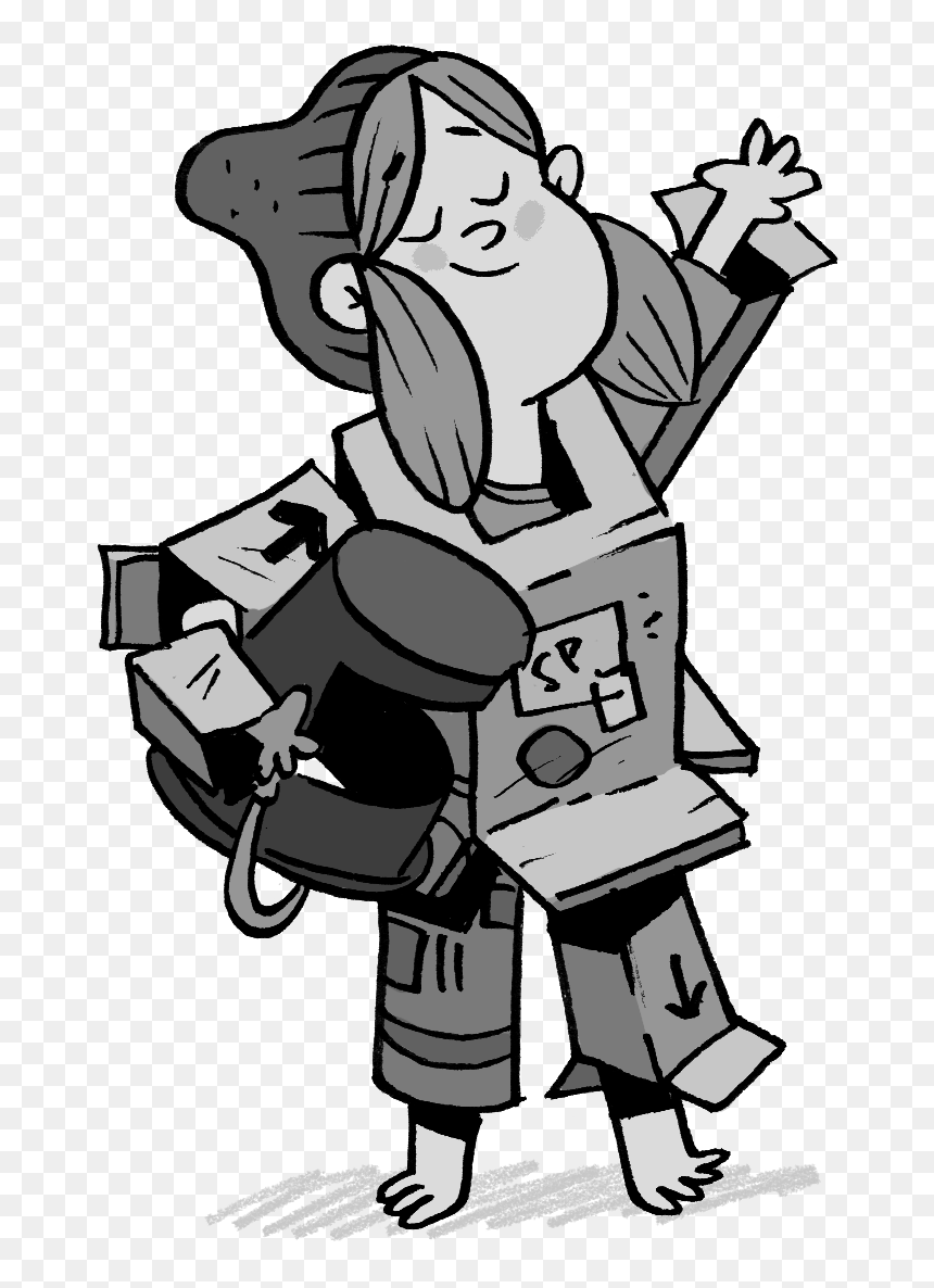 Cartoon, HD Png Download - spacesuit png