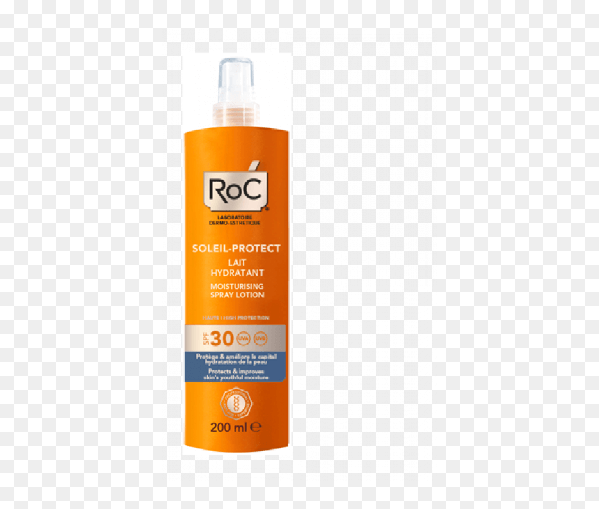 Roc Soleil Protect Spray Spf30 200ml"
 Title="roc Soleil - Bottle, HD Png Download - soleil png