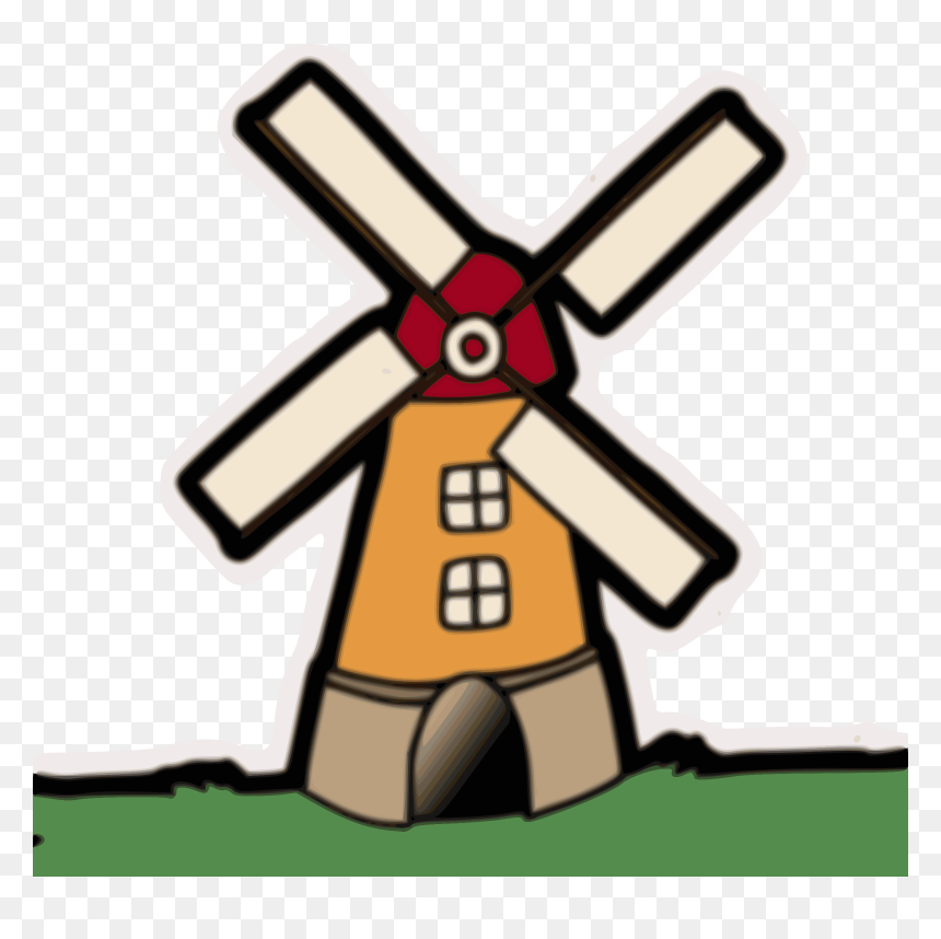 Wind Mill Clip Art - Windmill Clipart, HD Png Download - wind.png