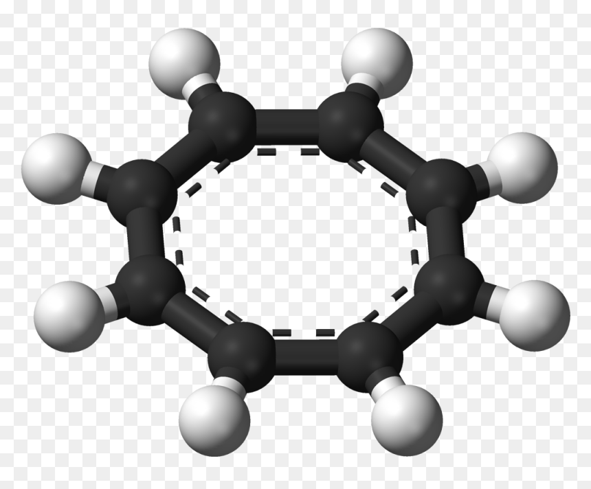 Cyclooctatetraenide 3d Ball - Hapticity Of Organometallic Compounds, HD Png Download - 3d ball png