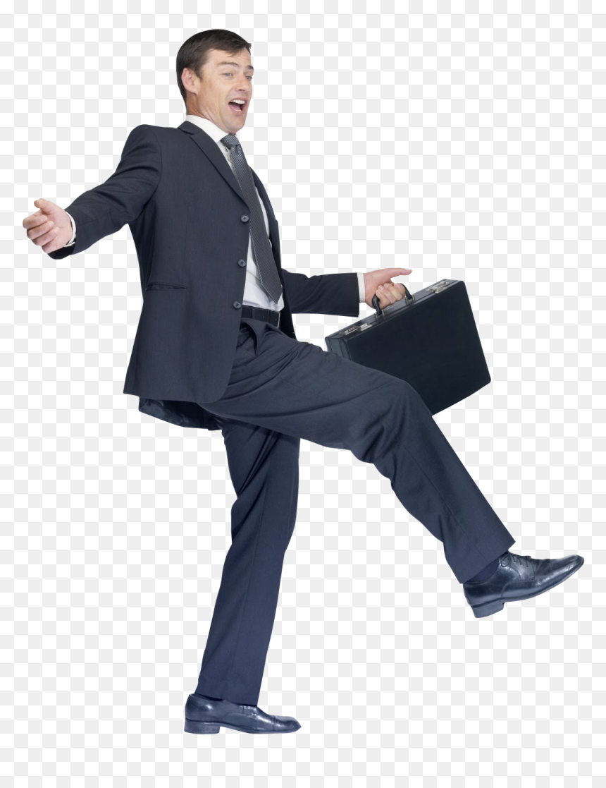 Business Happy Transparent Png, Png Download - man transparent png