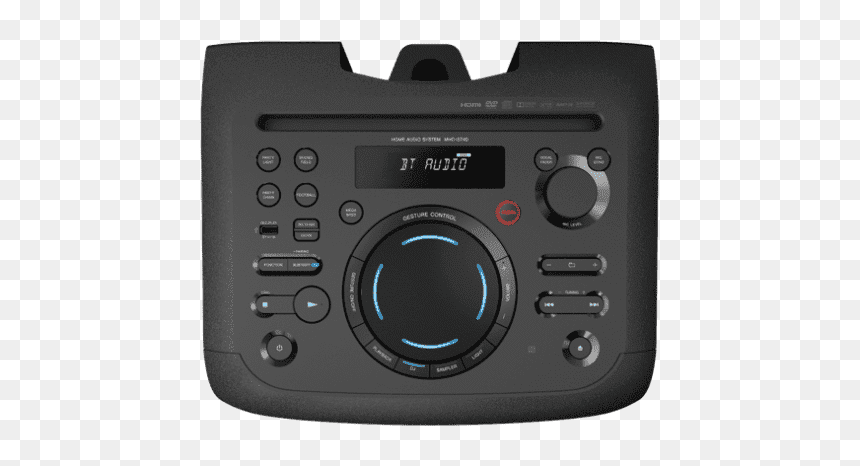Mega Bass Mini Hi Fi System With Led Party Speakers - Sony Hi-fi Mhc-gt4d, HD Png Download - party speakers png