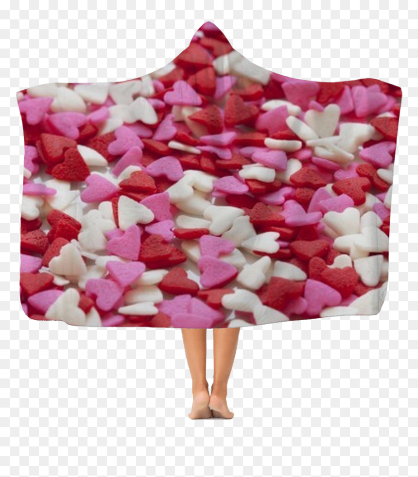 Valentine’s Day Candy Hearts Love In Pink White And - Heart Candy, HD Png Download - conversation hearts png