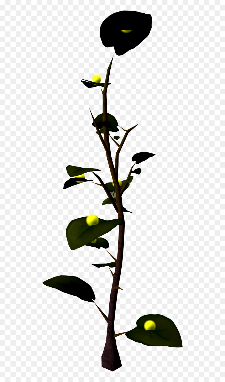 The Runescape Wiki - Twig, HD Png Download - bush .png