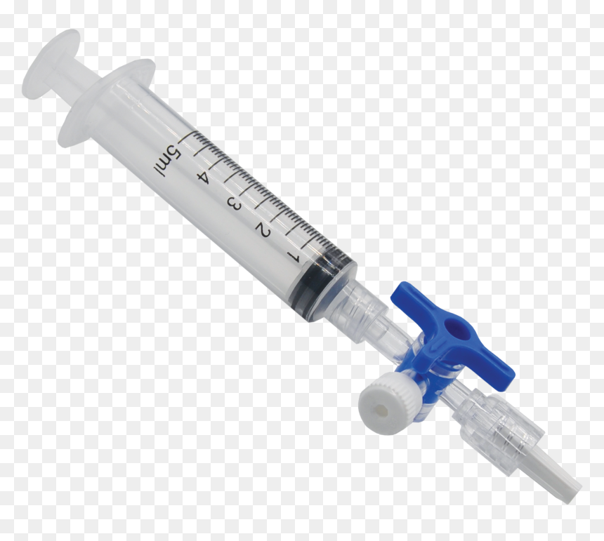 Torneira De 3 Vias Com Seringa, HD Png Download - seringa png