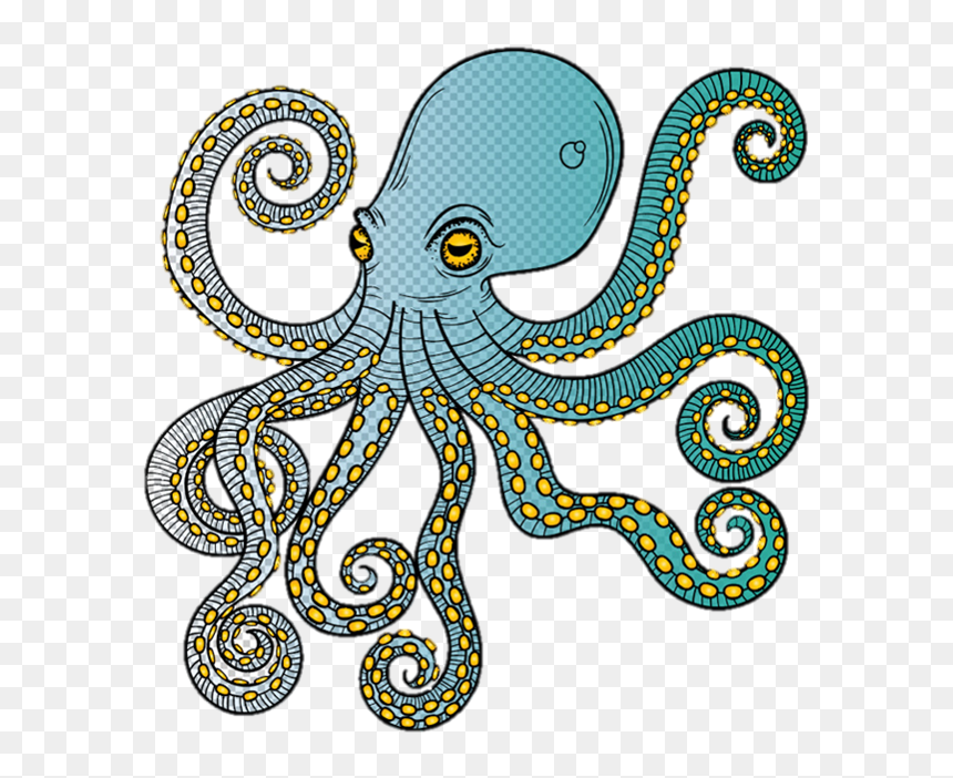 Octopus , Png Download - Circle Design, Transparent Png - octopus.png