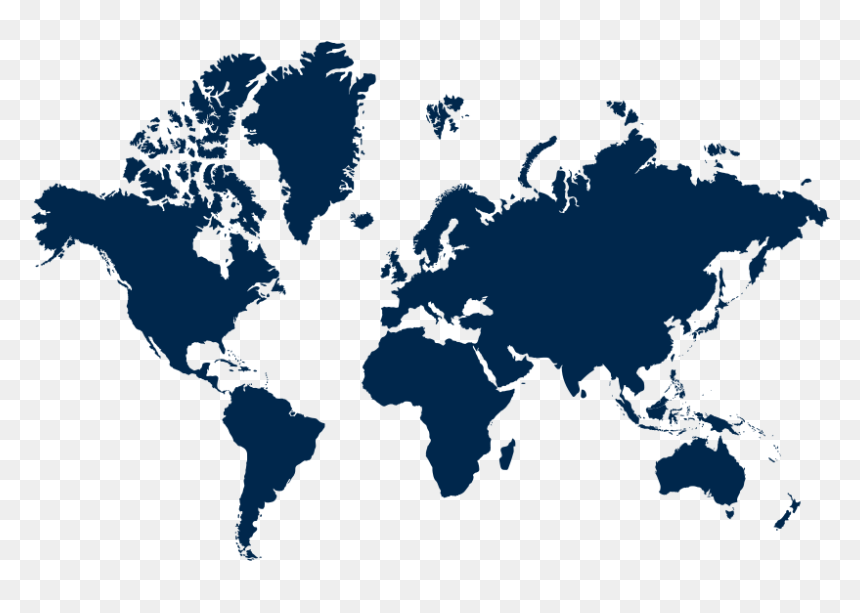 Map - World Map Silhouettes, HD Png Download - haiti map png