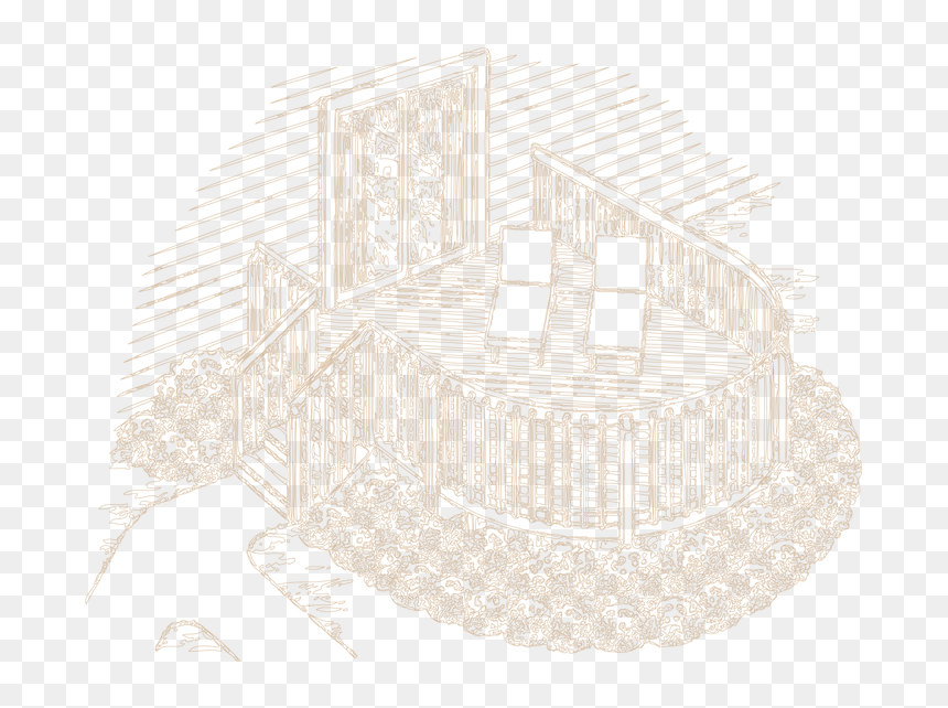 Composite Deck & Porch Construction In Hampton Roads - Sketch, HD Png Download - roads png