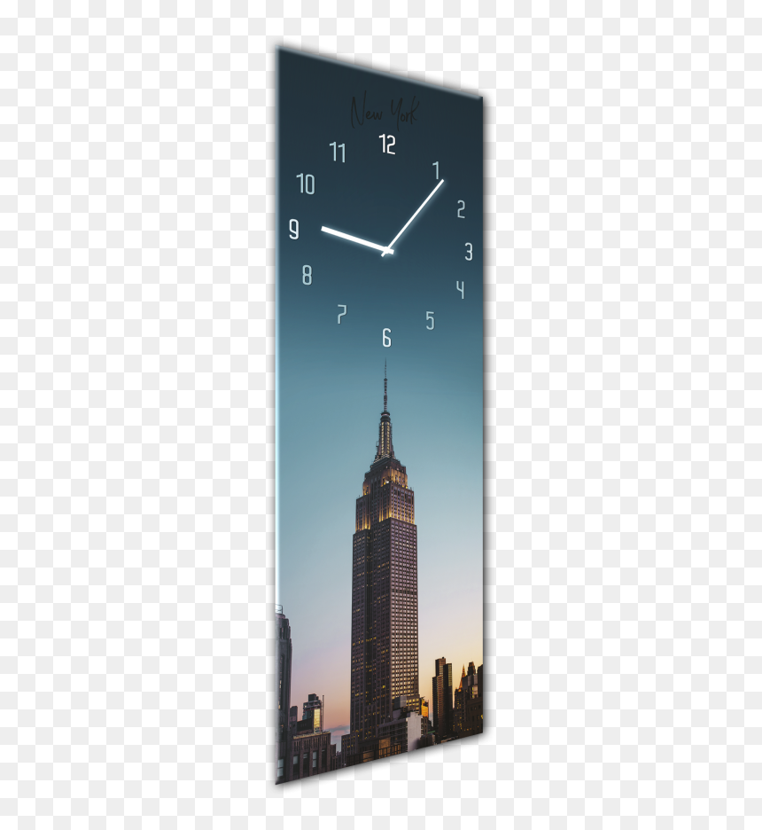 Nástěnné Hodiny Styler Glassclock, HD Png Download - manhattan skyline png