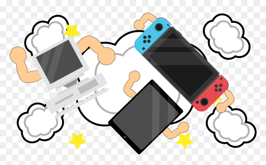 Controller Clipart Lan Gaming - Illustration, HD Png Download - game platform png