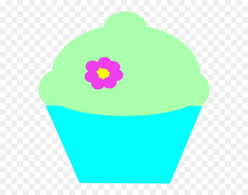 Pistacho Cupcake Svg Clip Arts - Flower, HD Png Download - cupcake clip art png