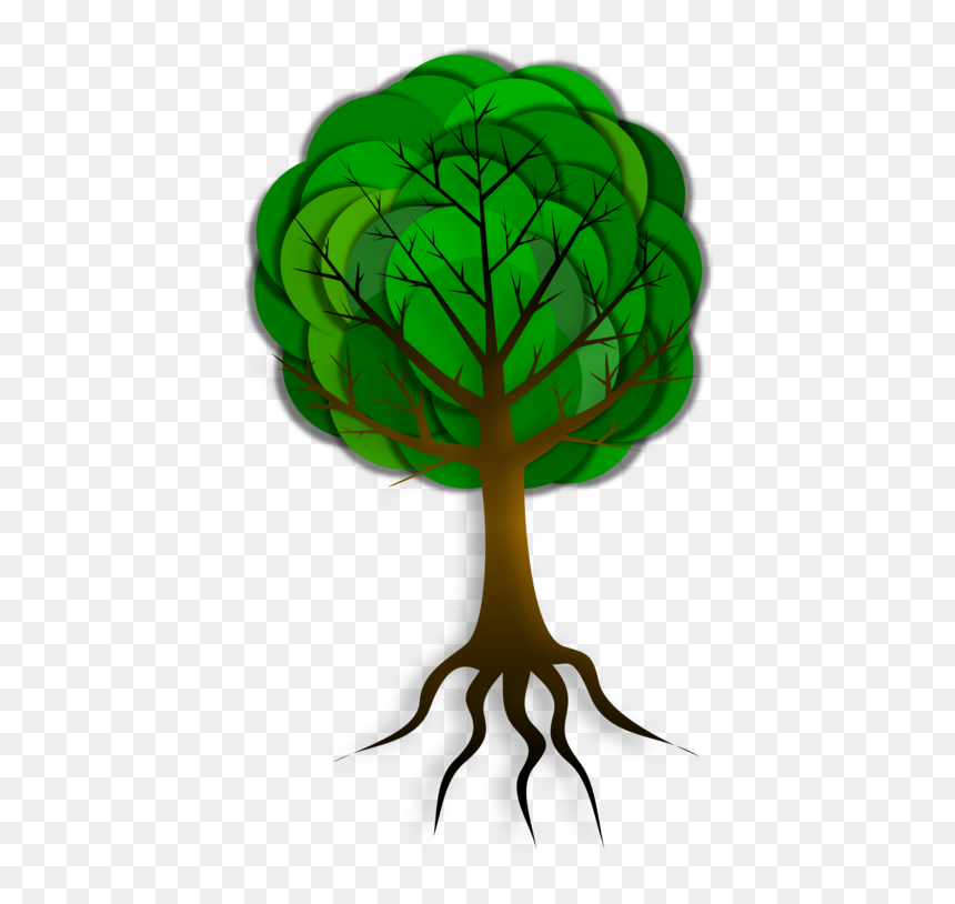 Plant Stem,organism,plant - Soil Moisture Sensor Installation, HD Png Download - tree with roots vector png