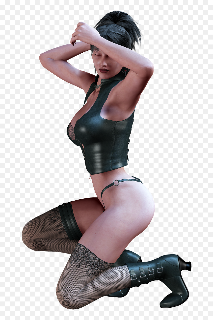 Kneeling Woman Png, Transparent Png - sexy.png