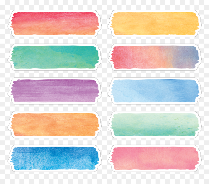 Label Water Color Png, Transparent Png - watercolors png