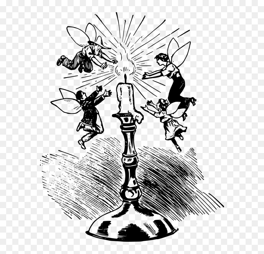 Candle Fairies, HD Png Download - anime vector png