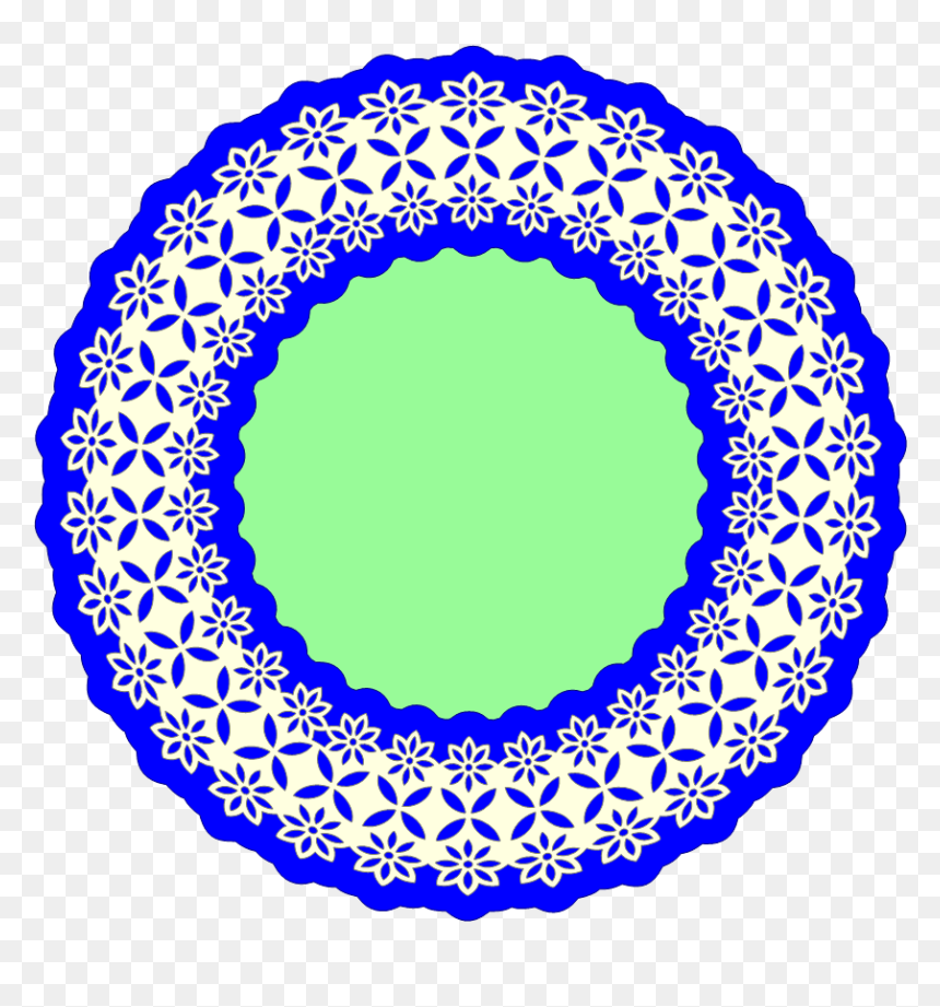 Flower Garden Doily - Instax Mini 9 Clear Yellow, HD Png Download - doilies png