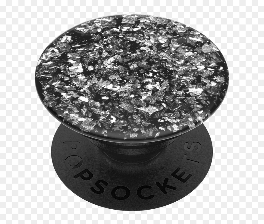 Popsockets Popgrip Foil Confetti Silver, HD Png Download - silver confetti png transparent