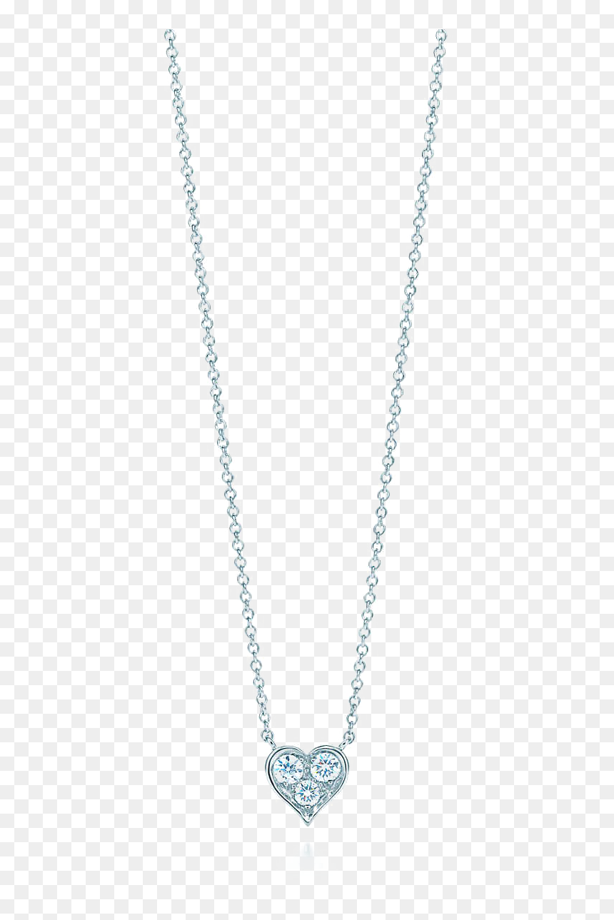 Tiffany Metro Heart Necklace, HD Png Download - silver confetti png transparent
