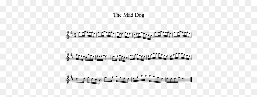 River Flows In You Partitura, HD Png Download - mad dog png