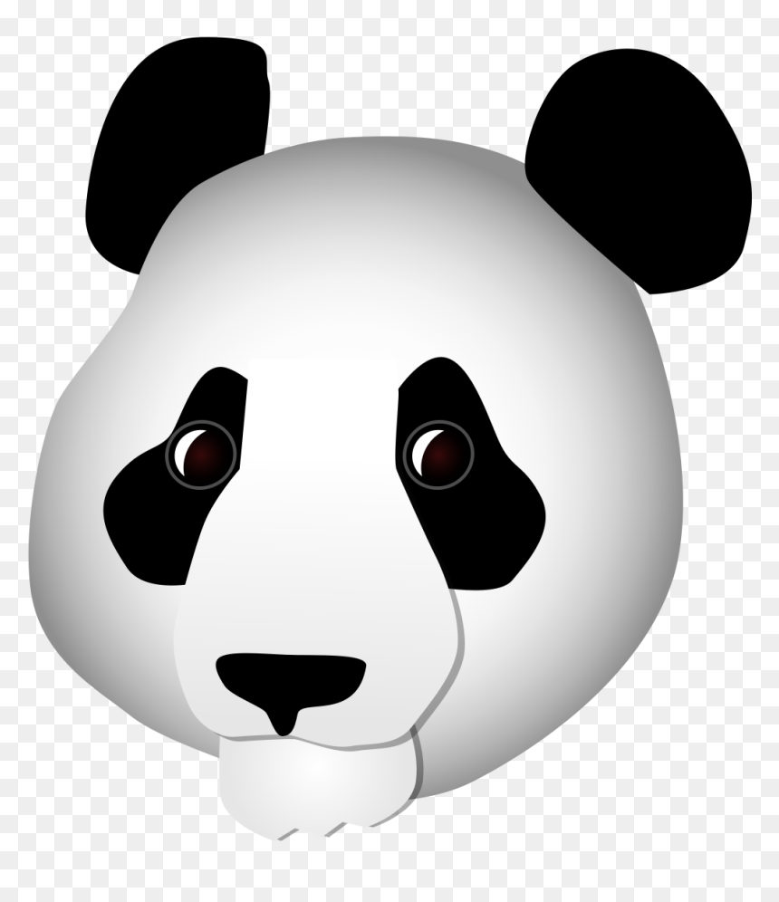 Sad Panda Cartoon Clipart, HD Png Download - neutral face png