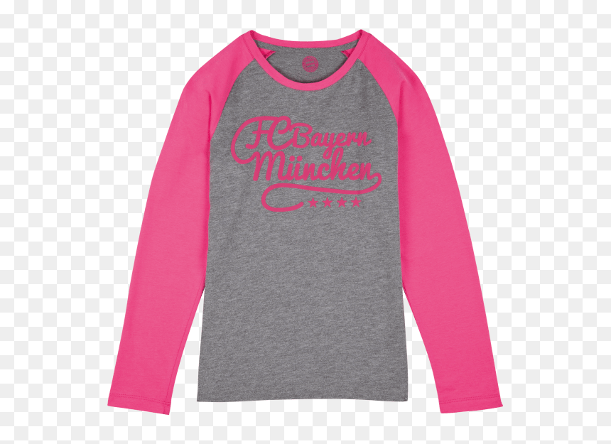 Girls Long-sleeve Top - Long-sleeved T-shirt, HD Png Download - long sleeve png