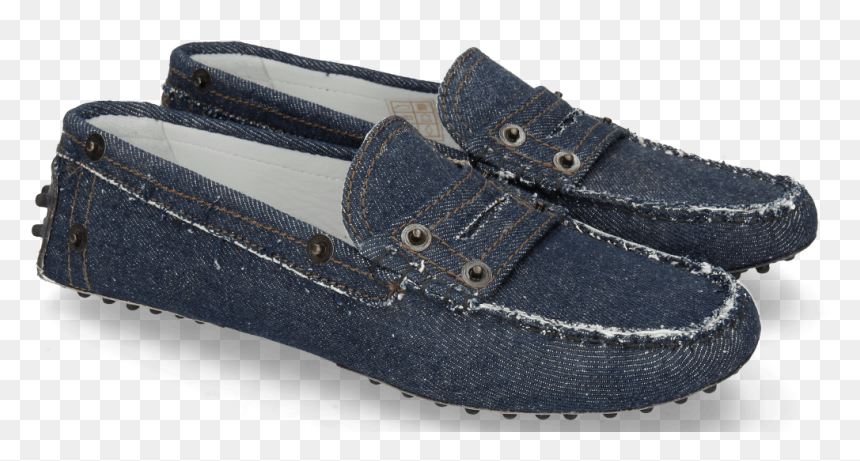 Loafers Caroline 1 Denim Dark Blue - Slip-on Shoe, HD Png Download - dark blue png