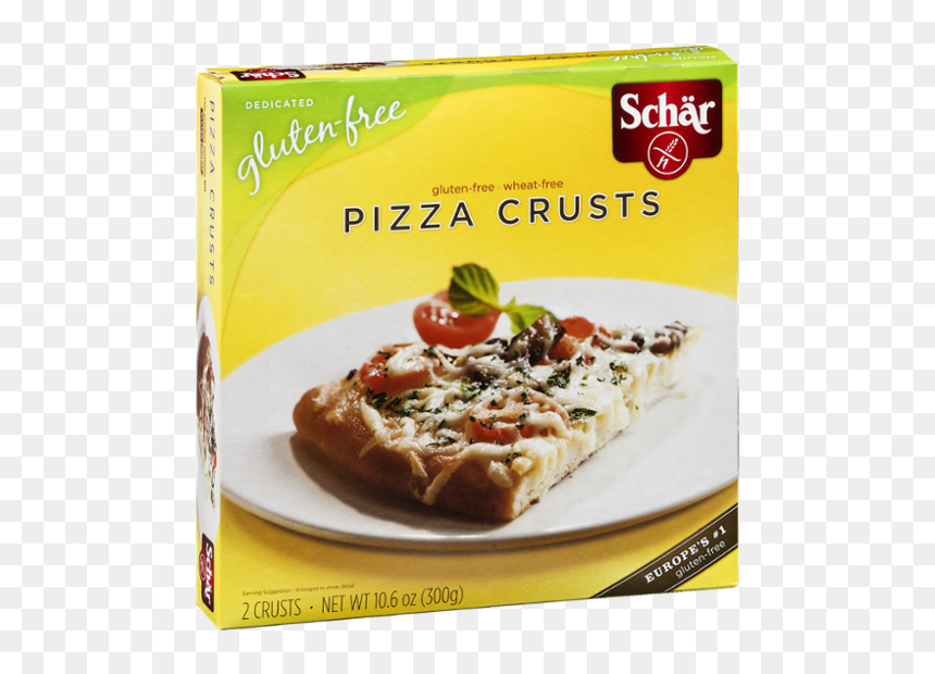 Schar Gluten Free Pizza Crust 2 Ct, HD Png Download - pizza crust png