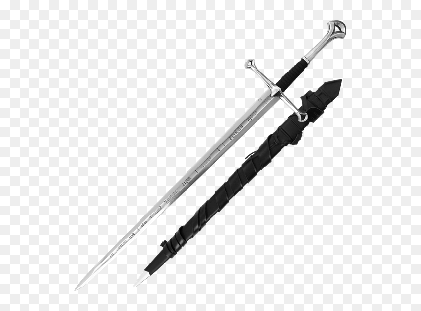 Anduril Flame Of The West, HD Png Download - long sword png
