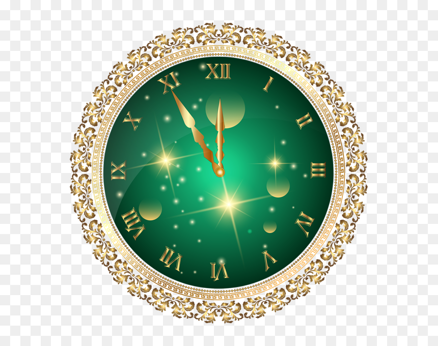 New Years Eve Png, Transparent Png - clock gif png