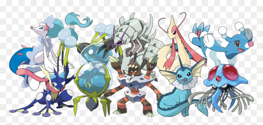 Image - Cartoon, HD Png Download - pokemon types png