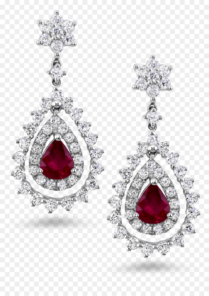 18 Crt 0,65 Crt Diamonds-0,90 Crt Ruby - Independence Day Jewellery Posters, HD Png Download - crt png
