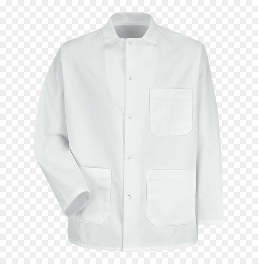 Gripper-front Short Butcher Coat - Pocket, HD Png Download - butcher png