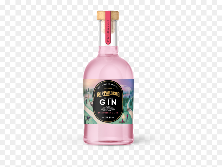 Kopparberg Strawberry And Lime Gin, HD Png Download - gin png