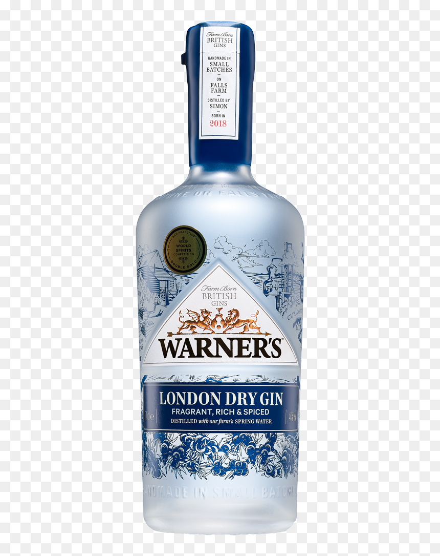 Warners London Dry Gin, HD Png Download - gin png
