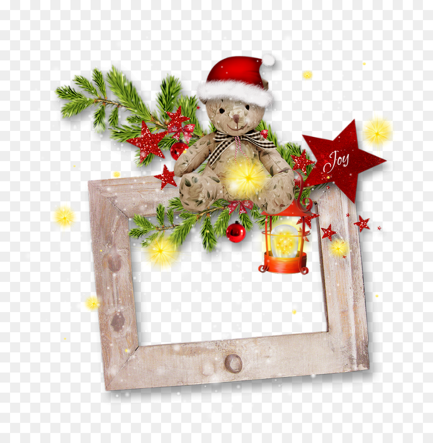 Noël, Cadre Png - Picture Frame, Transparent Png - christmas photo frame png
