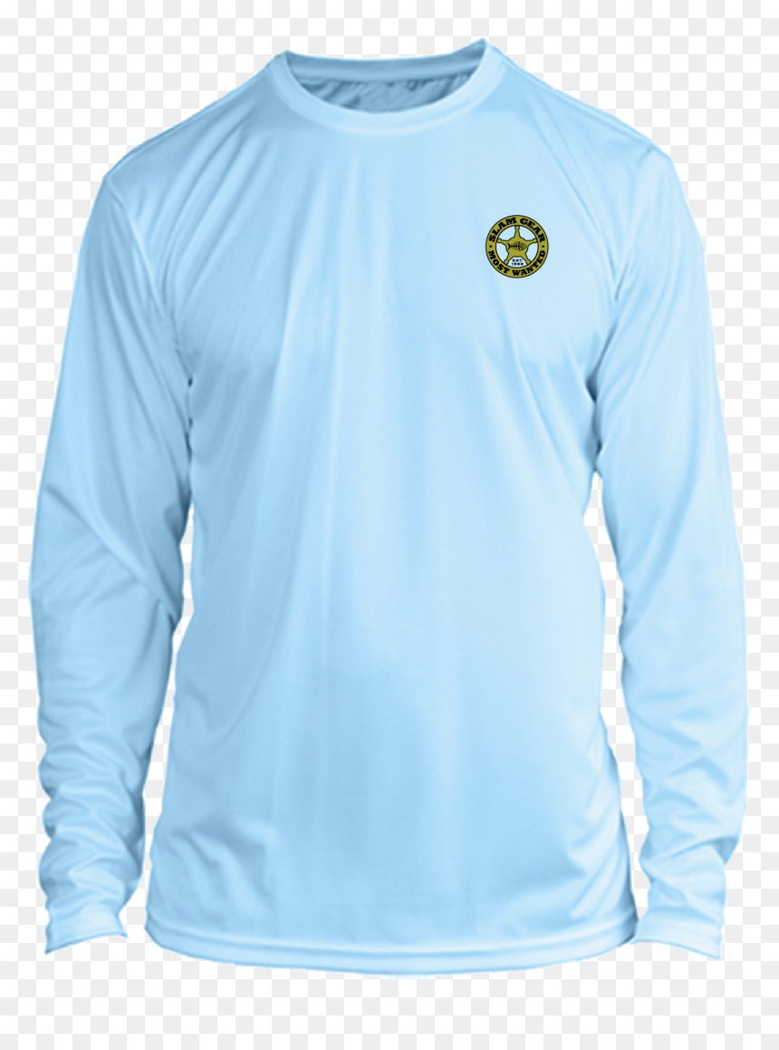 Long Sleeve White Fishing Shirt, HD Png Download - snook png