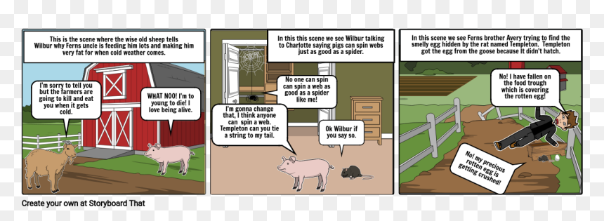 Comics, HD Png Download - charlotte's web png