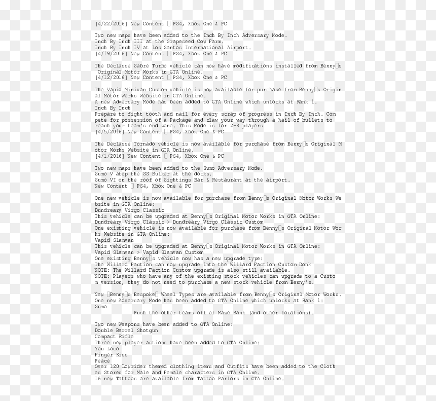 Document, HD Png Download - gta online character png