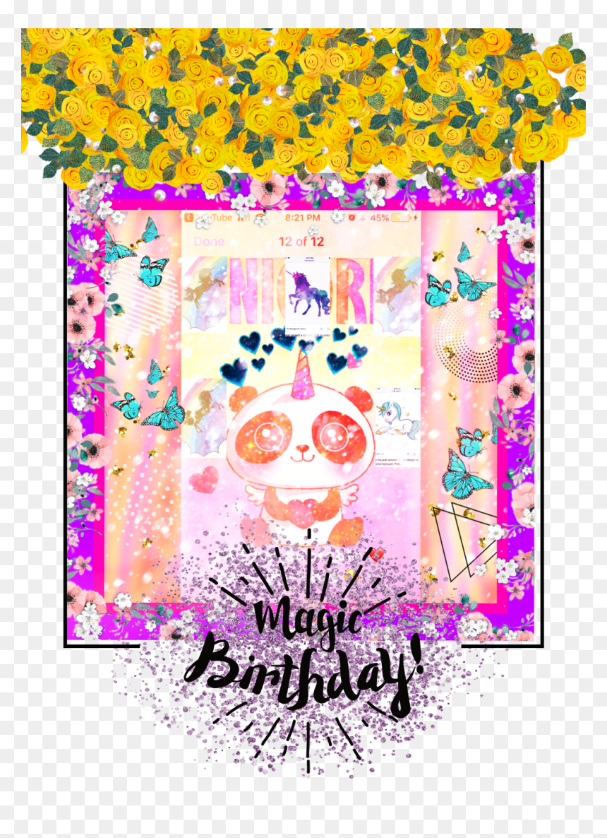 #creative Art Frame For Friends Birthday - Poster, HD Png Download - friends frame png