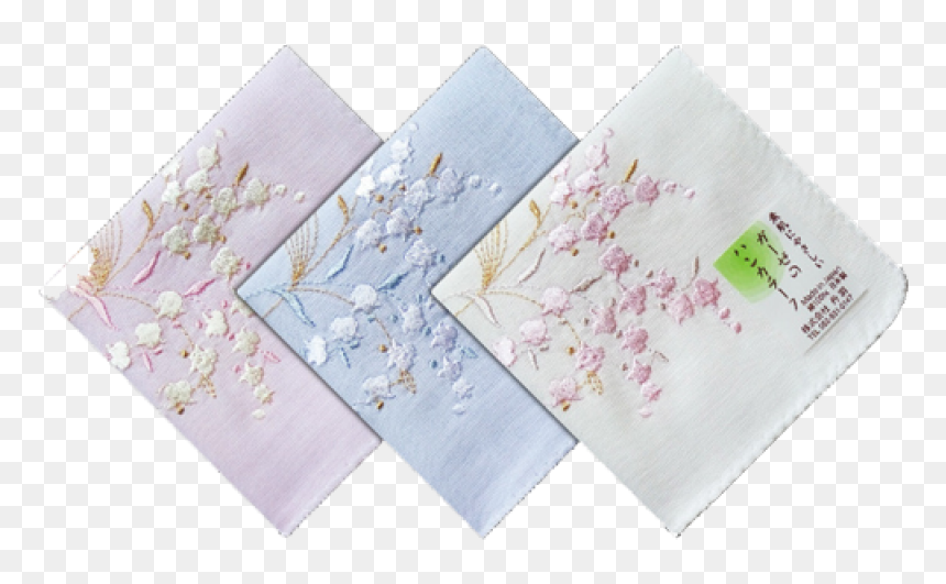 Japan Handkerchief Embroidery Cotton Textile Png Image - Handkerchief, Transparent Png - japan.png