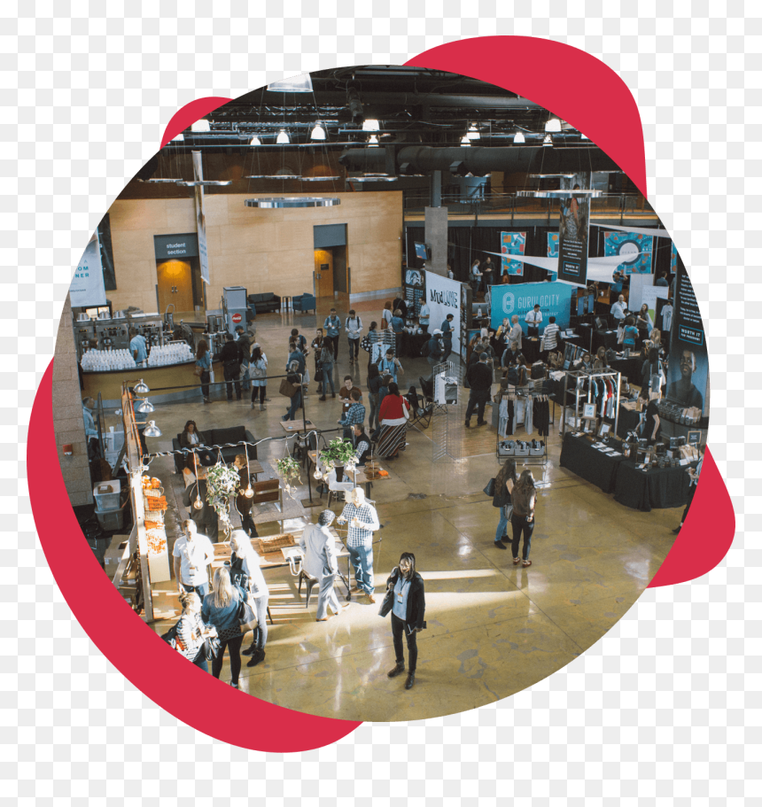 An Elevated Shot Of The Makers Market At Ocean Conference - Interior Design, HD Png Download - ocean.png