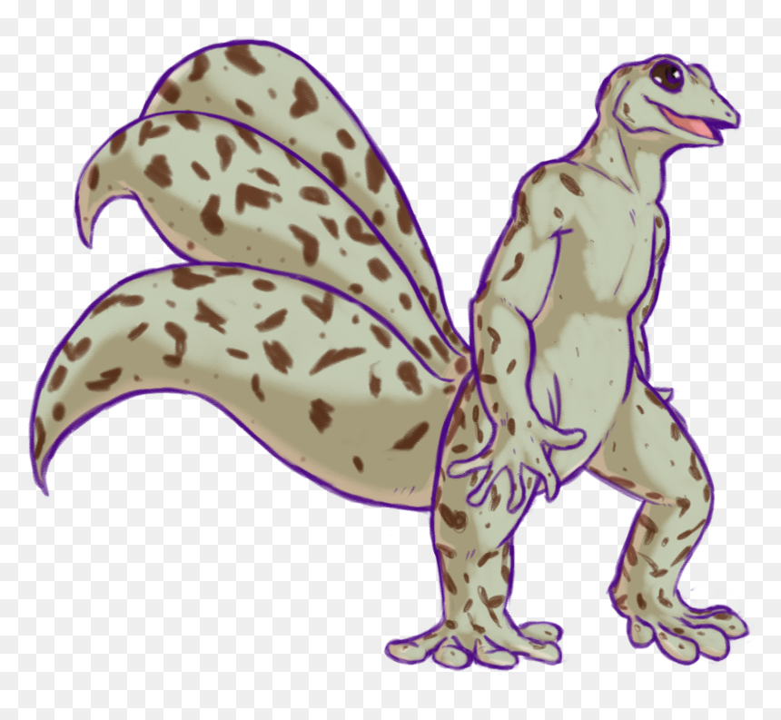 Three-tailed Gecko "demon - Gecko With Three Tails, HD Png Download - tails.png