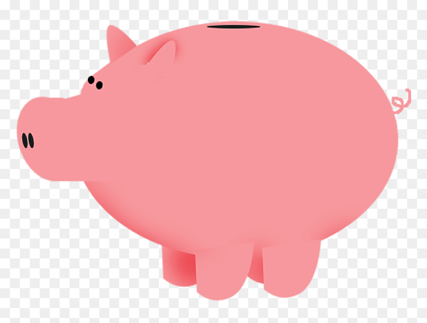 豬 撲滿 卡通 圖案, HD Png Download - piggy png